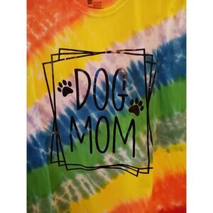 Dog Mom Tie Dye T-Shirt NWT Size 3XL